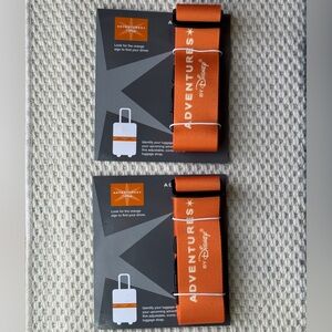 Adventures by Disney Luggage  TWO STRAPS - BRAND NEW -